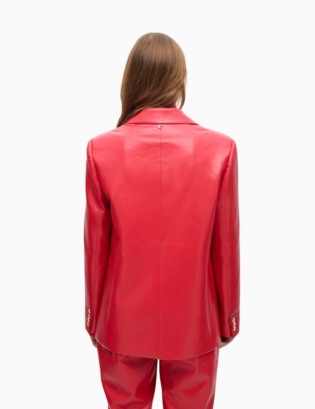 AMERICANA LOLA CSDM PU OVERSIZE ROJO