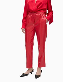 PANTALÓN LOLA CSDM PU JOGGER ROJO