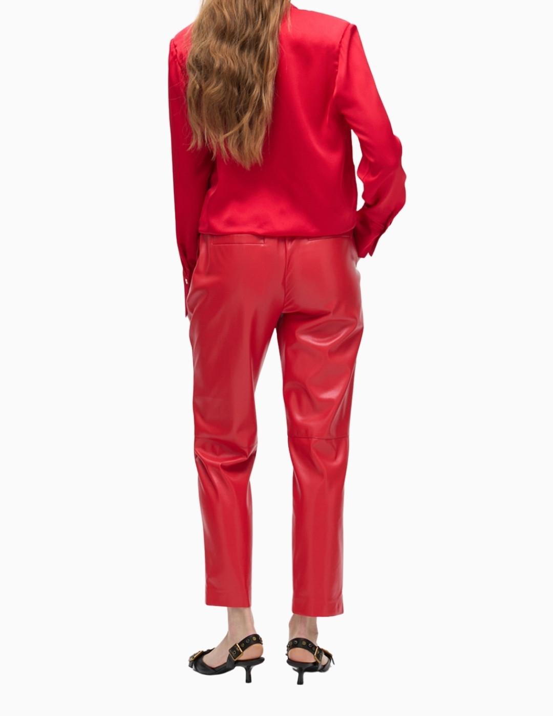 PANTALÓN LOLA CSDM PU JOGGER ROJO