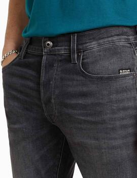 PANTALÓN G-STAR 3301 SLIM FADED BLACK MAGNET
