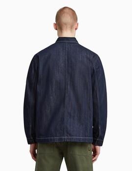 CHAQUETA G-STAR MOSA OVERSHIRT AZUL OSCURO