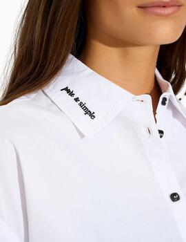 CAMISA BSB ESPALDA BORDADA BLANCA