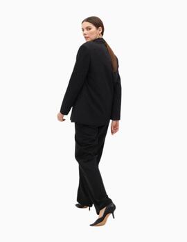 PANTALÓN LOLA CSDM BY MAITE RECTO CON STRASS NEGRO