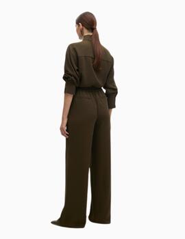 PANTALÓN LOLA CSDM BY MAITE RECTO CON GOMA KAKI