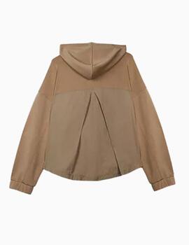 SUDADERA LOLA CSDM BOLSILLO DELANTERO PIEDRA