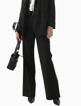 PANTALÓN LOLA CSDM RECTO DETALLE TACHAS GRIS OSC