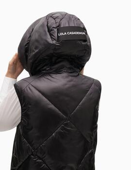 CHALECO  LOLA CSDM PLUMAS MIDI DOBLE TEJIDO
