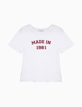 CAMISETA LOLA CSDM MADE IN 1981 BLANCO