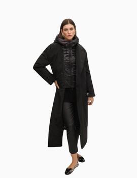 TRENCH  LOLA CSDM LARGO PLUMA LIGERO NEGRO