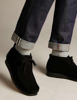 Botines Clarks Wallabee Boot Negro