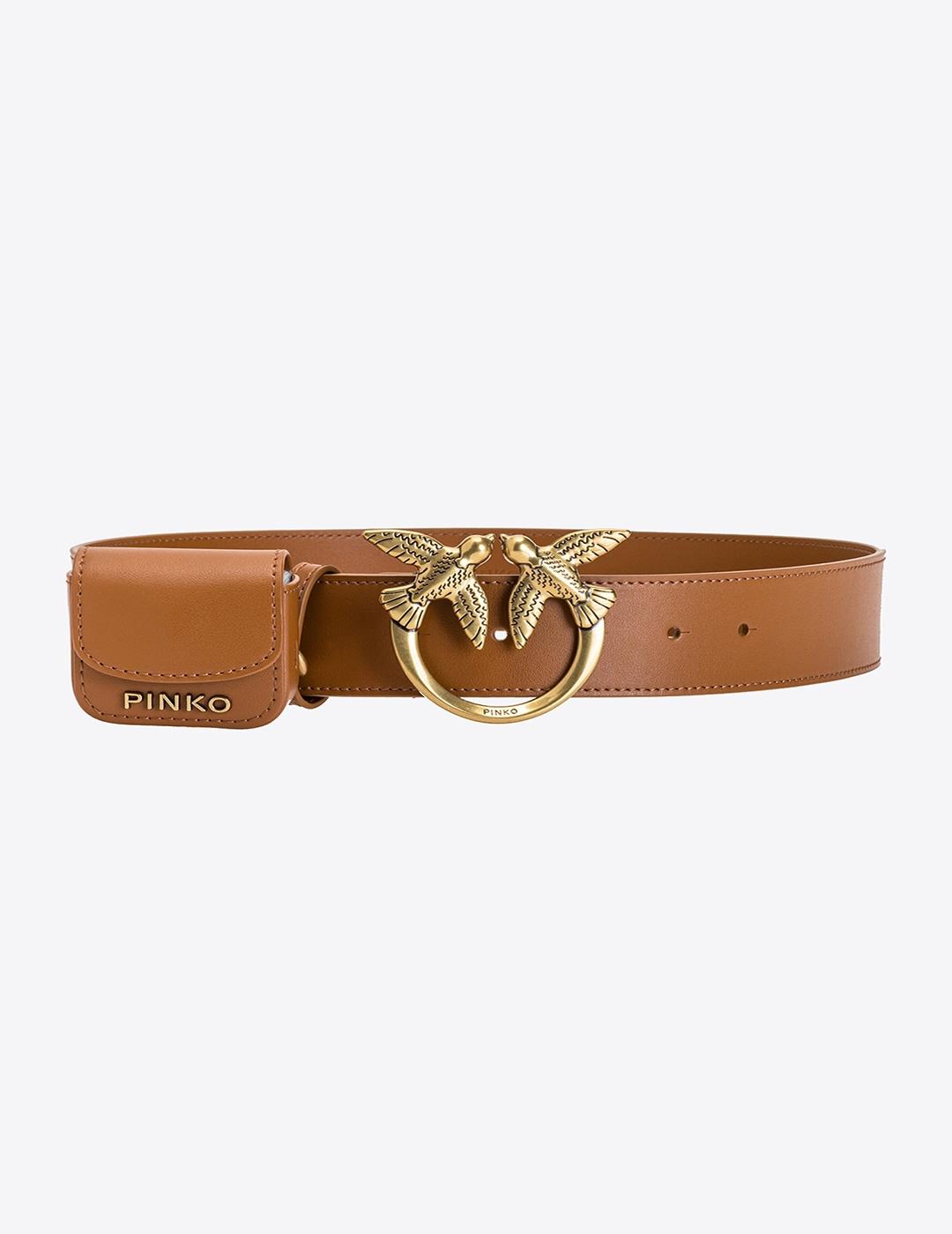 Cinturón para mujer Pinko Love Berry H4 Belt AI 23-23 PLT01 100120 A0F1  Beige D01Q