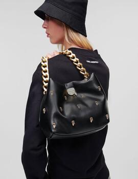 Bolso Karl Lagerfeld ikonik embro sb negro