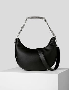 Bolso Karl Lagerfeld md half moon negro