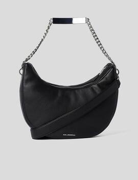 Bolso Karl Lagerfeld md half moon negro