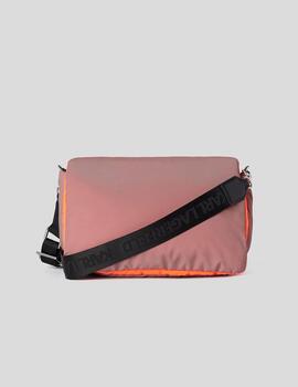 Bolso Karl Lagerfeld signature soft lg naranja