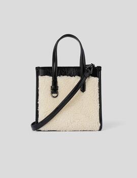 Bolso Karl Lagerfeld skuare sm tote shearling