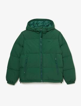 Abrigo Lacoste acolchado e hidrofugo