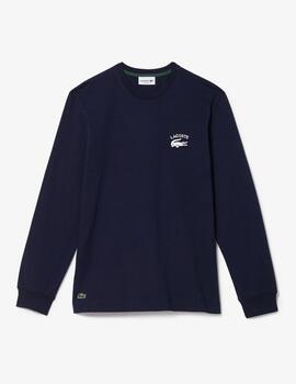 Camiseta Lacoste Relaxed Fit en Tejido de Algodón