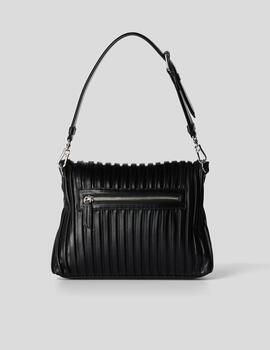 Bolso Karl Lagerfeld asa corta y cadena negro