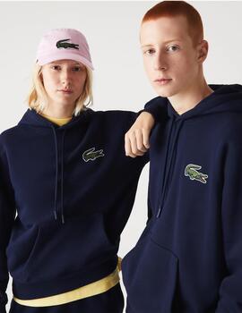 Sudadera Lacoste unisex loose fit con capucha