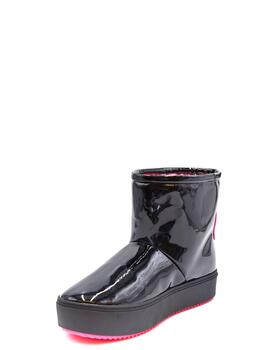 Bota Chiara Ferragni Ankle Boot black vinil-pink