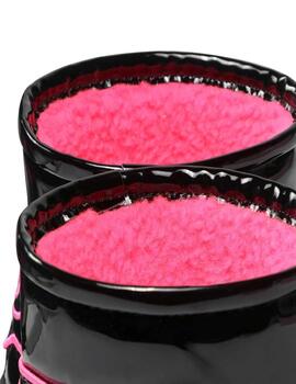 Bota Chiara Ferragni Ankle Boot black vinil-pink