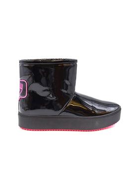 Bota Chiara Ferragni Ankle Boot black vinil-pink