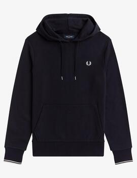 Sudadera Fred Perry Capucha Azul Marino