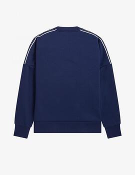 Sudadera Fred Perry con cinta deportiva azul