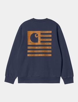 Sudadera Carhartt Label State Flag Sweat