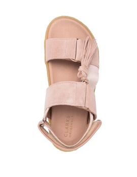 Sandalia Clarks Originals Crepe Rosa