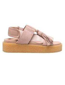 Sandalia Clarks Originals Crepe Rosa