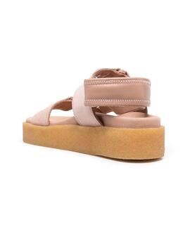 Sandalia Clarks Originals Crepe Rosa