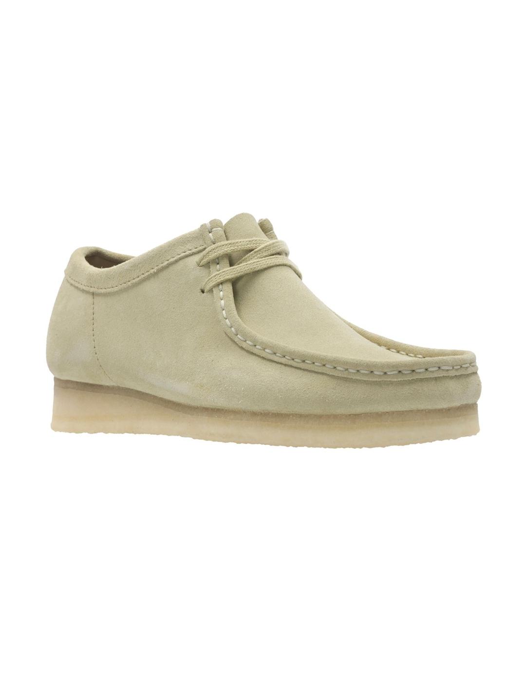 Zapato Clarks Wallabee Caqui