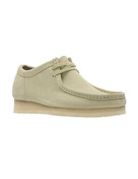 Zapato Clarks Wallabee Caqui