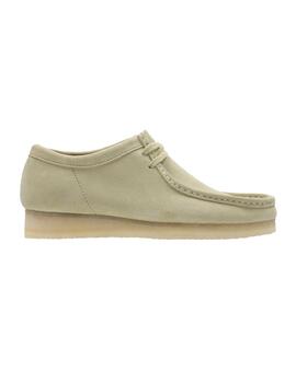 Zapato Clarks Wallabee Caqui