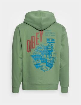 Sudadera Obey Obey Hammer Globe Jade