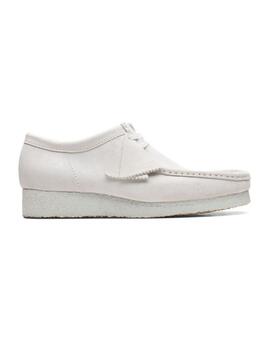 Zapato Clarks Wallabee White Nubuck