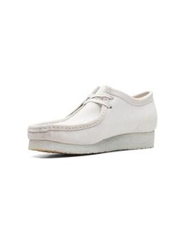 Zapato Clarks Wallabee White Nubuck