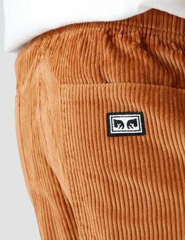 Pantalon Obey Easy Cord Pant Brown Sugar