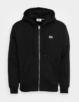 Sudadera Obey Established Works Eye Zip Hood Black