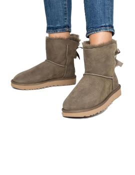  Botas UGG Mini Bailey Bow II verde euculyptus