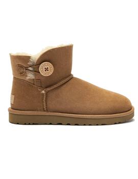 Botas UGG Mini Bailey Button II Chestnut