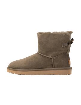  Botas UGG Mini Bailey Bow II verde euculyptus