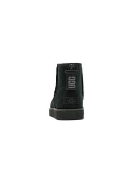 Botas UGG Classic Mini Logo Zip Negro