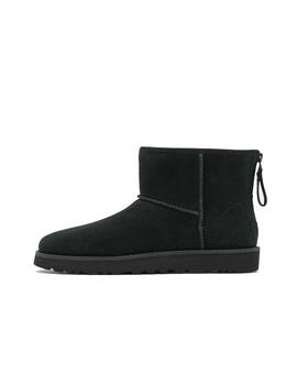 Botas UGG Classic Mini Logo Zip Negro