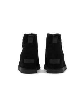 Botas UGG Classic Femme Zip Mini Negro