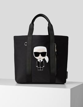 Bolso Karl Lagerfeld nylon l tote negro