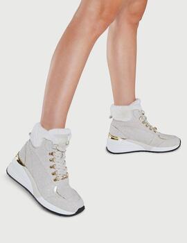 Zapatillas Liu.Jo Mid Piel Beige