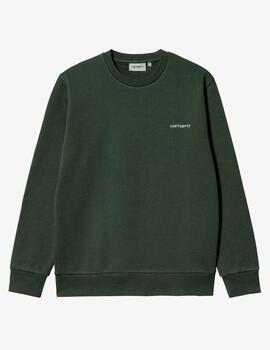 Sudadera Carhartt Script Embroidery Sweat Cotton